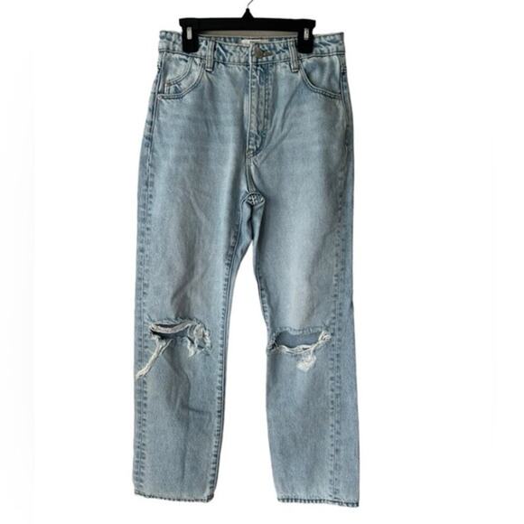Rolla's Original High Rise Straight Distressed Jeans - 31 - Picture 2 of 5